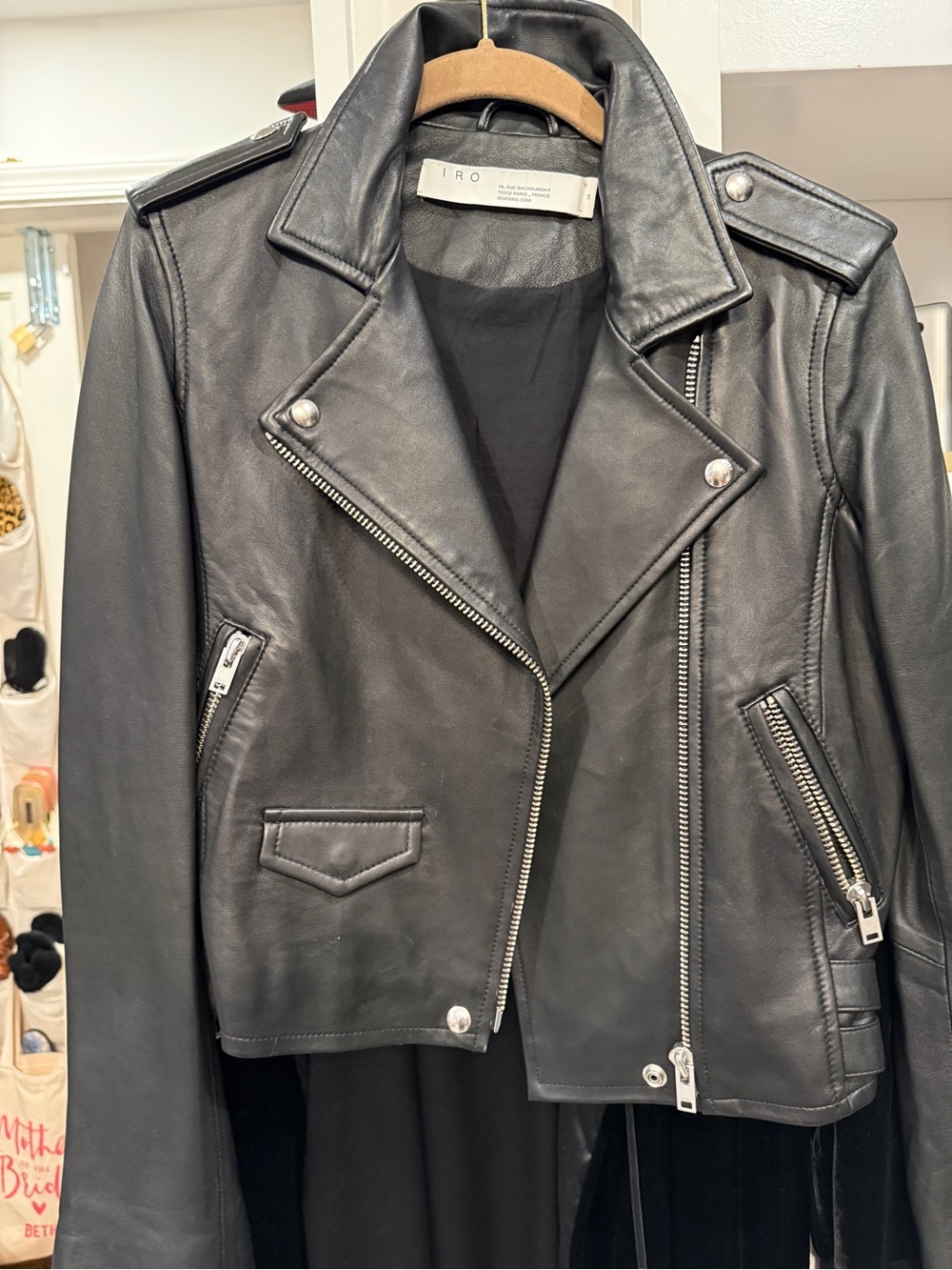 Ito Black Motorcycle jacket 36